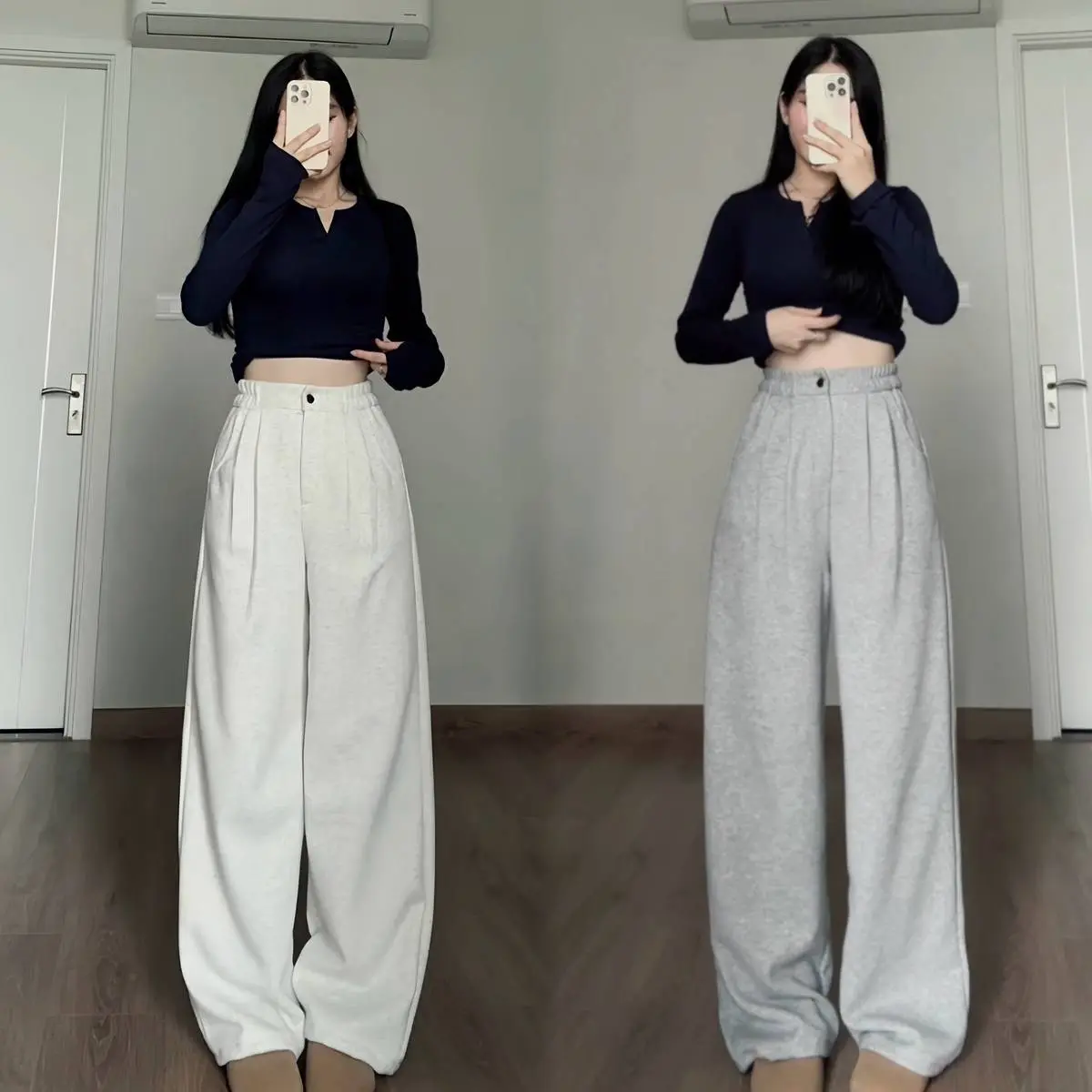 Quần nỉ 2Da dáng suông hottrend dày dặn, cạp chun, khóa kéo, có 2 túi trước, 2 túi sau Nữ Women Pants Đen | BigBuy360 - bigbuy360.vn Quần nỉ 2Da dáng suông hottrend dày dặn, cạp chun, khóa kéo, có 2 túi trước, 2 túi sau Nữ Women Pants Đen | BigBuy360 - bigbuy360.vn