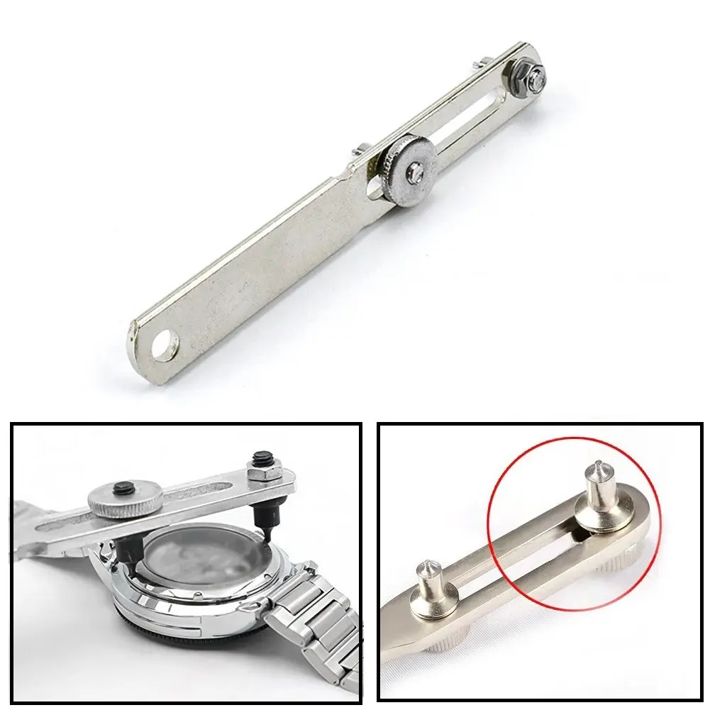[TESE] Adjustable Watch Repair Tool Back Case Cover Opener Remover Wrench Watchmaker