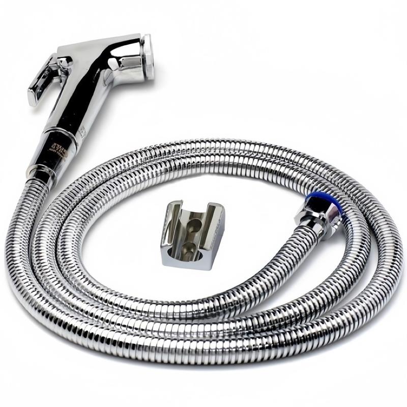 Vòi xịt vệ sinh vòi xịt bồn cầu vòi xịt toilet kèm dây dẫn và đế cài