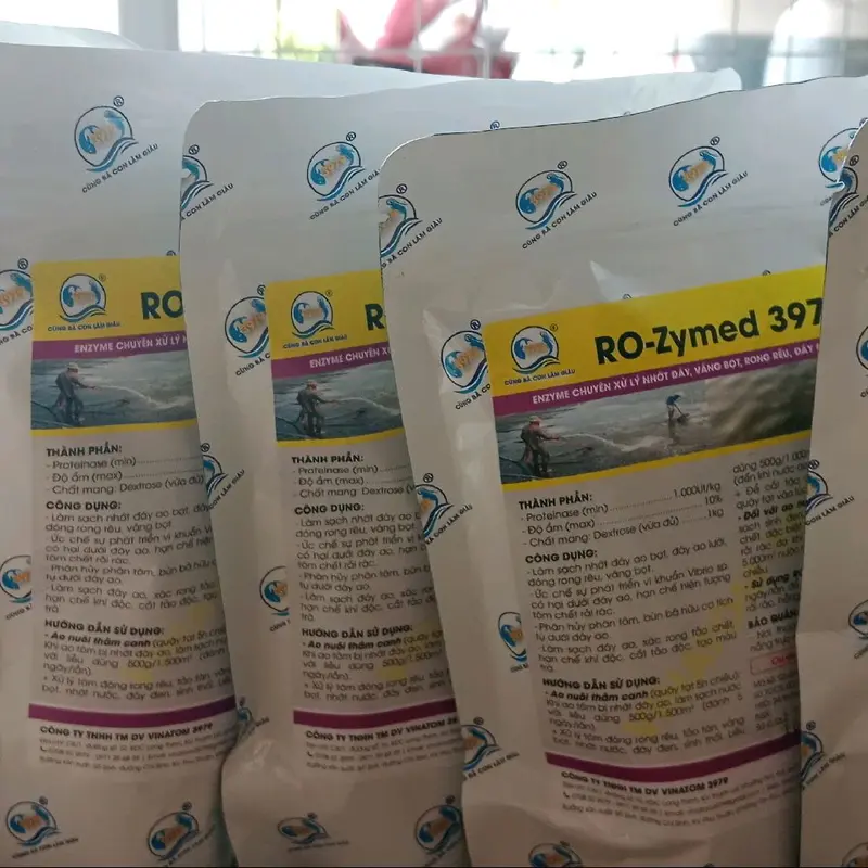 RO-Zymed 3979 ENZYME CHUYÊN XỬ LÝ NHỚT ĐÁY, VÁNG BỌT, RONG RÊU, ĐÁY ĐEN, SÌNH THỐI 1