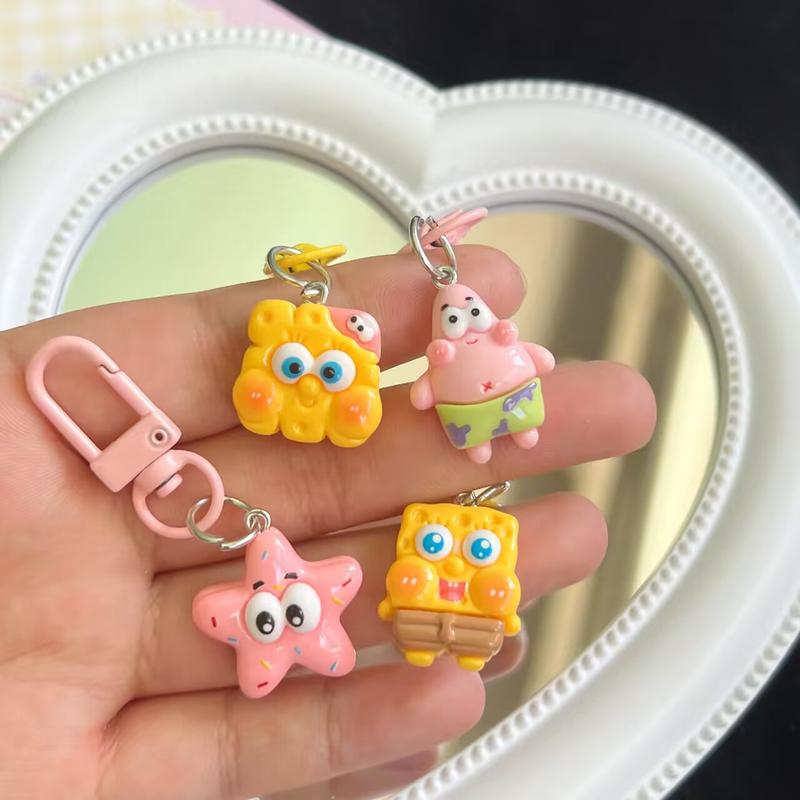 Dây Chuyền Chìa Khóa Mặt Dây Chuyền Hoạt Hình, Thiết Kế Dễ Thương, Thích Hợp Cho Phụ Kiện Ba Lô Bé Gái, Tuyệt Vời Làm Quà Tặng Cho Bạn Gái, Thích Hợp Cho Giáng Sinh Và Halloween 0