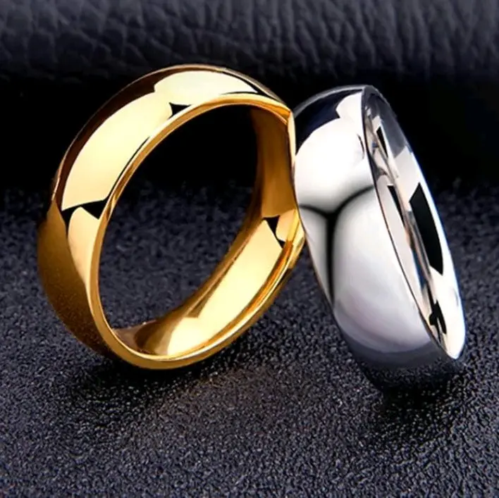 cincin titanium wanita terlaris big promo Gold Silver