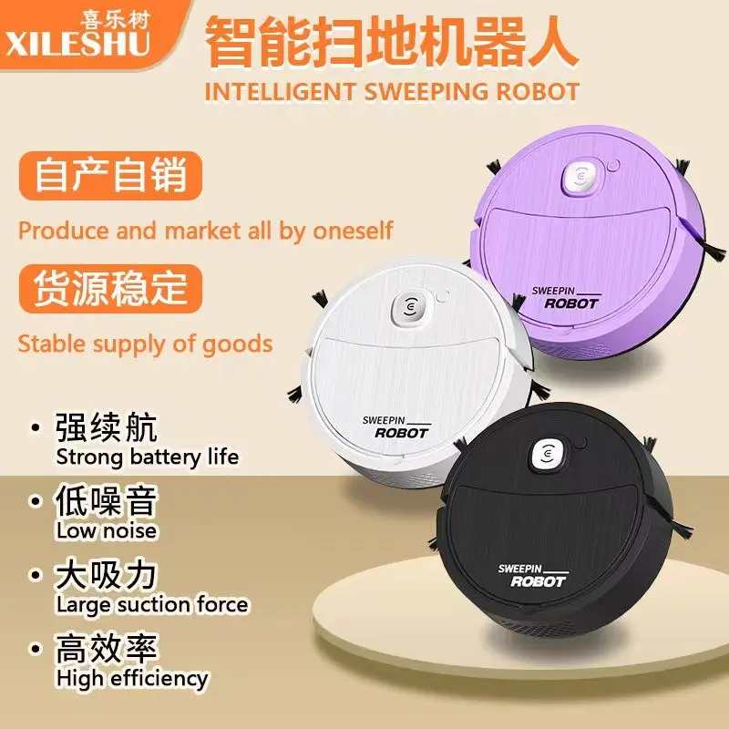Robot Hút Bụi, Hoàn Toàn Thông Minh, Công Cụ Hữu Ích Lười Biếng Tại Nhà, Làm Sạch Tiện Lợi, Hút Bụi, Lau Và Kéo Bụi, 3 Trong 1, Im Lặng, Mẫu Mới 2024