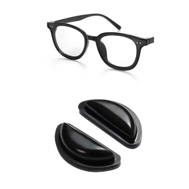 Glasses Nose Pad Rubber Silicone Nose Pad Anti Slip Oval Silicone Massage Nose Pad Glasses Fashionable and Convenient Accessories