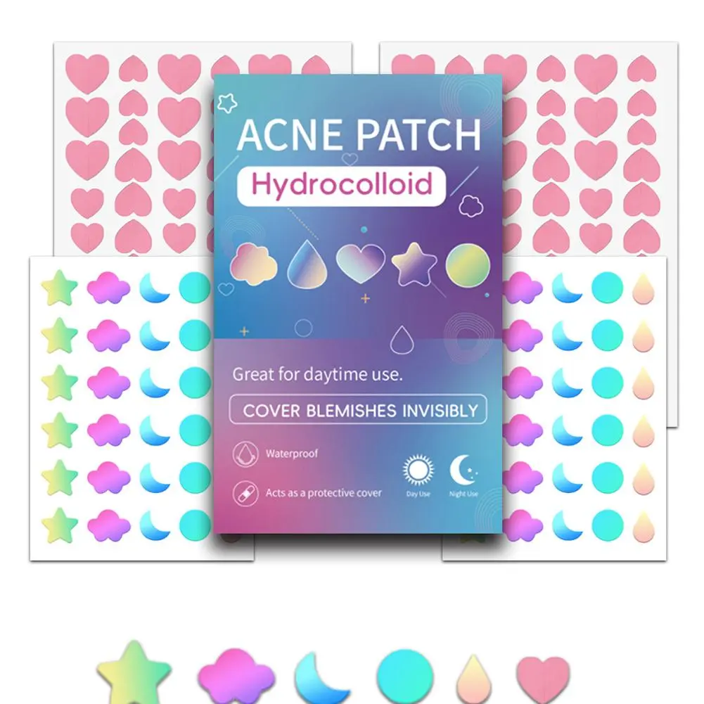 Hydrocolloid Colorful Acne Patch Mild Non-irritating Acne Pimples Patches