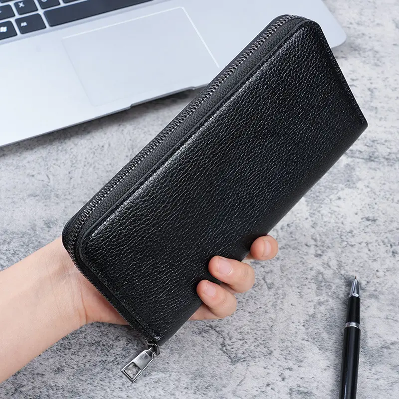 Ví Nam Dài Có Khóa Kéo Ví Sức Chứa Lớn Ví Cầm Tay Túi Đựng Điện Thoại Di Động Ví Đựng Thẻ Công Tác Thường Ngày Tiền