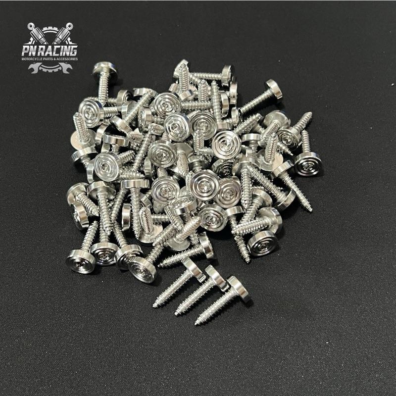 Ốc Salaya xoắn 5li23 mẫu thái V2 dùng lắp ốp pô E ( Lọc gió ) các dòng xe tay ga - inox 304