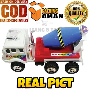 ( BISA COD ) PROMO Mainan Anak Mobil Mobilan Happy Truk Truck Molen / Mainan Mobil Truk Excavator / Konstruksi / Mainan Anak Laki Laki SNI Murah