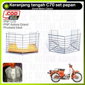 keranjang sayur tengah Honda C70 PNP Astrea grand set papan kayu