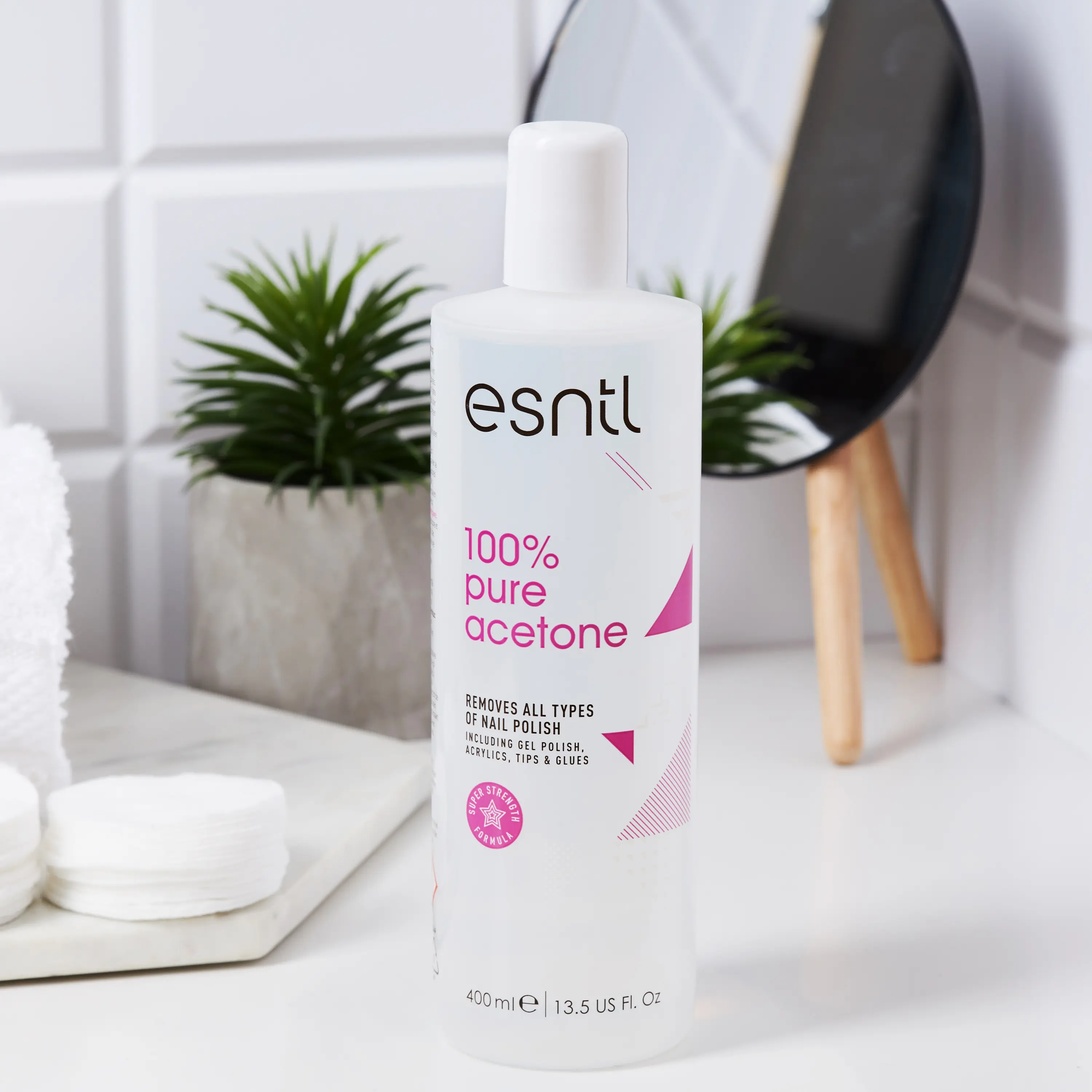 ESNTL 100% Pure Acetone Nail Polish Remover