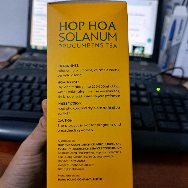 Trà cà gai leo Hợp Hòa- Kết Hợp (Cà gai leo + Xạ đen + Cỏ Ngọt) - Ocop 4 sao. Nước Trà Chè 8