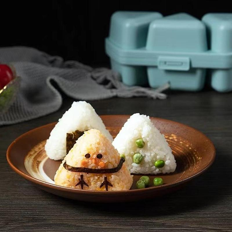 Product Introduction of Khuôn Cơm Nắm Hình Tam Giác, Có Thể Tái Sử Dụng, 6 lưới, Dụng Cụ Ăn Trưa, Khuôn Nhà Bếp, W9T8 20