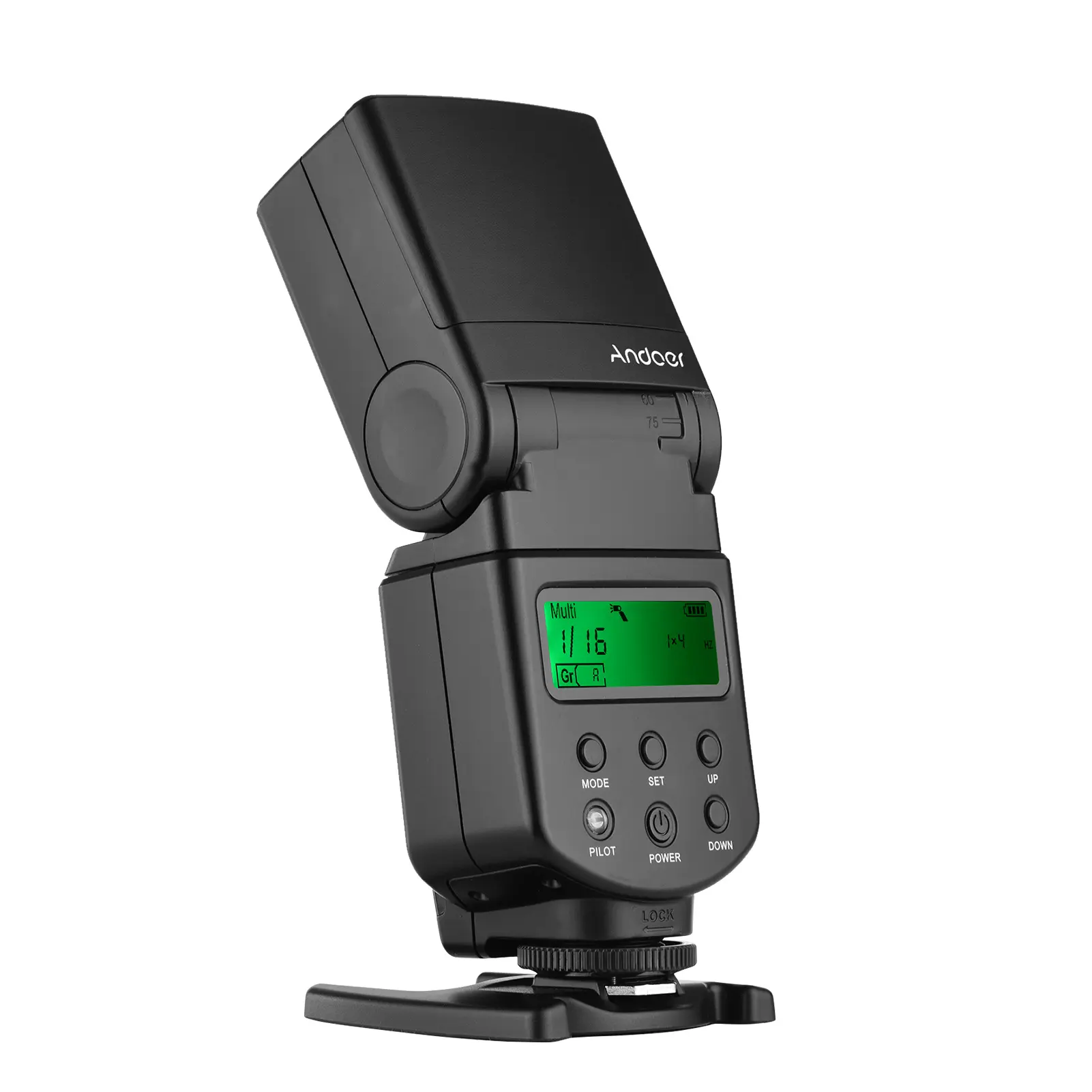 Flash Speedlite Thông Dụng Andoer, GN40, Nguồn Sáng Phụ LED Có Thể Điều Chỉnh Flash Trên Máy Ảnh, Có Giá Đỡ, Thay Thế Cho Máy Ảnh DSLR Canon, Nikon, Olympus, Pentax