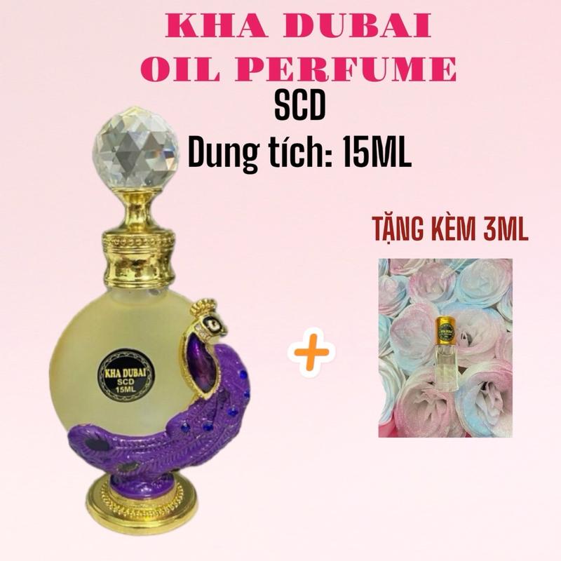 [ KÈM 3ML ] SCD15 - Tinh dầu nước hoa Kha Dubai oil perfume 15ml công tím mùi SCD ngọt đậm quyến rũ Phụ nữ Women 0
