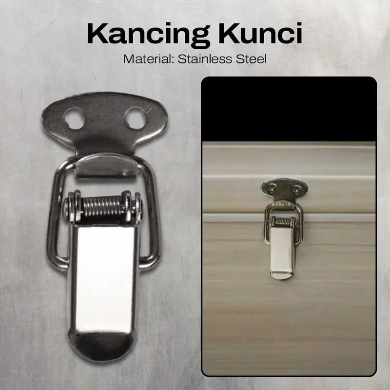 Kancing Kunci Spring Loaded Toggle Latch Catch Hasp - KAK-J107 l 0