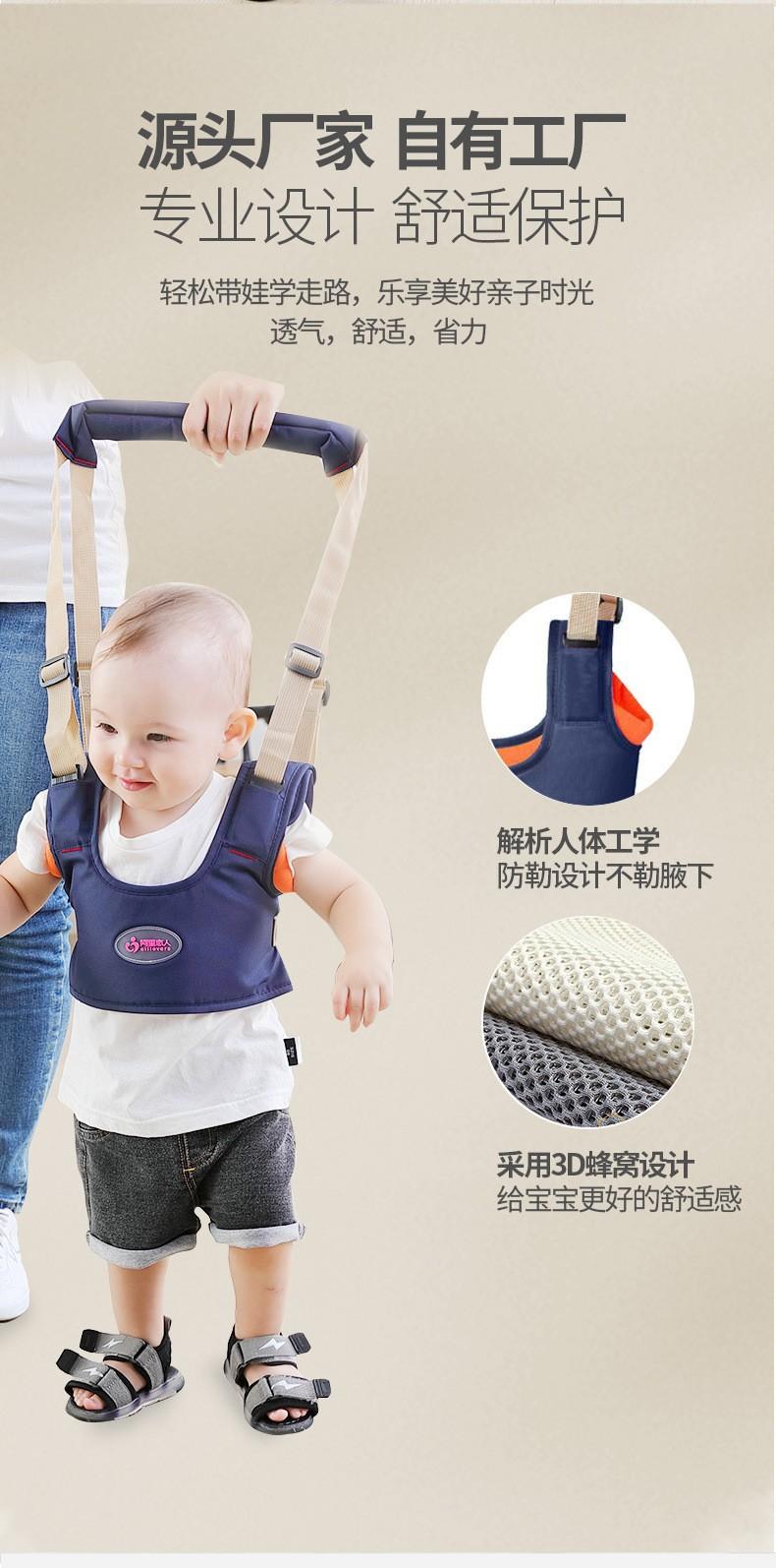 Product Introduction of Baby Multifunctional Breathable Walking Belt Baby and Toddler Anti Lost Belt Waist Protection Anti Fall and Anti Pinch Traction Rope 22