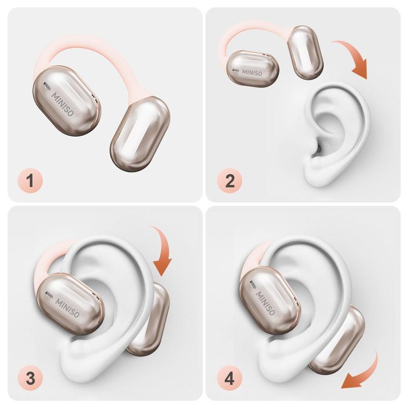 Product Introduction of MINISO MS162 True Wireless Earbuds BT 5.4 HIFI Sound Quality BT  Headphones Sports Gaming with Low Latency Earbuds Touch Control IPX5 Waterproof With microphone Earphones Headsets 9