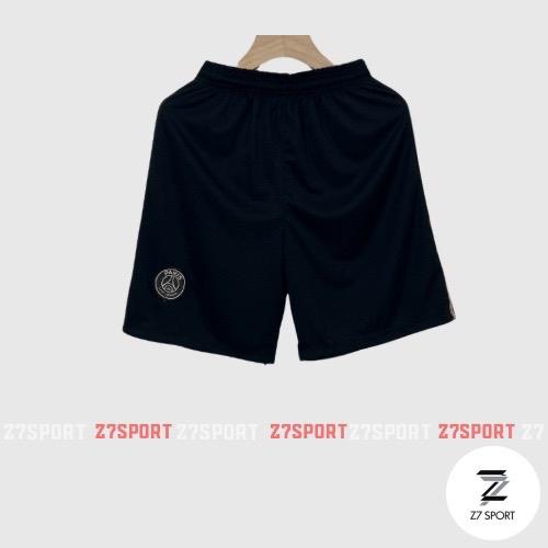 Bộ quần áo bóng đá, đồ đá banh PSG ĐEN logo THÊU vải thun lạnh cao cấp loại I Top Sport 3