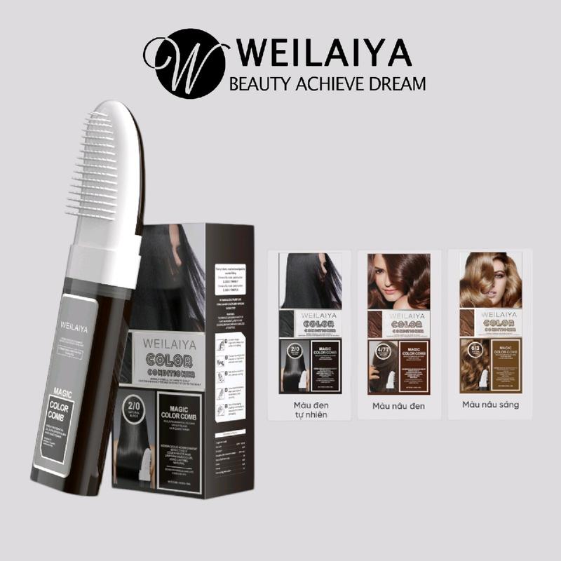 [Chính hãng] Dầu gội phủ bạċ dưỡng tóc cao cấp Weilaiya Đổi Màu Tóc Nhuộm Tóc Nữ Đổi Màu Tóc Nhuộm Tóc