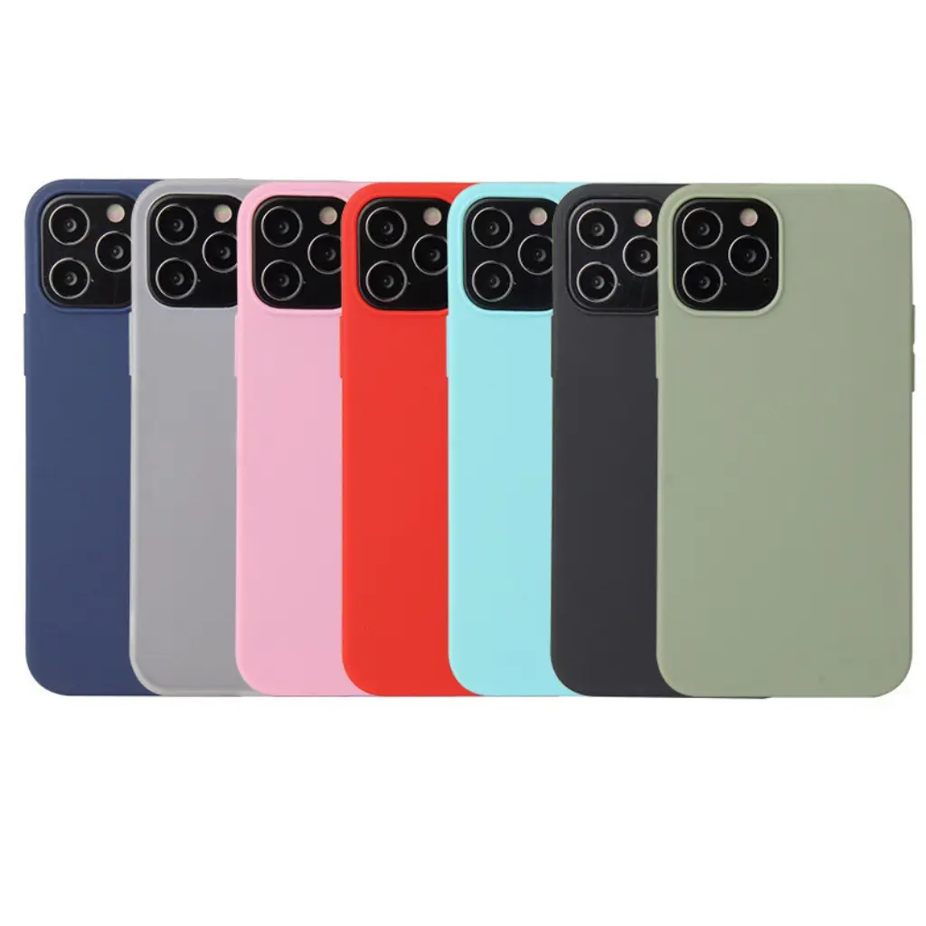 Applicable iPhone 16 frosted TPU soft case anti-drop Apple 15pro phone case silicone 8plus protective case
