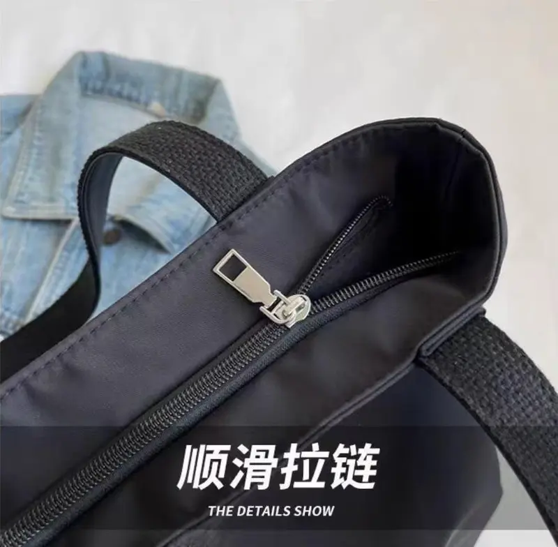 Túi Vải Sức Chứa Lớn, Túi Đeo Vai Nữ, Thời Trang Mới, Túi Tote Túi Xách Học Sinh 6