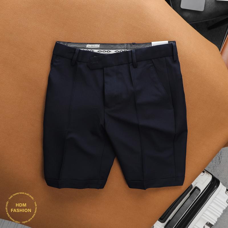 Quần short nam dáng Slimfit vải Cotton lạnh 4 màu form dáng Trẻ trung Co giãn Mềm mại Thoáng mát HDM Fashion