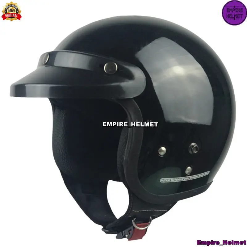 Helm Half Face Bogo Identik Cargloss Pria Wanita Dewasa Standar SNI Helem Retro Full Leher Completable Perempuan Hijab 5