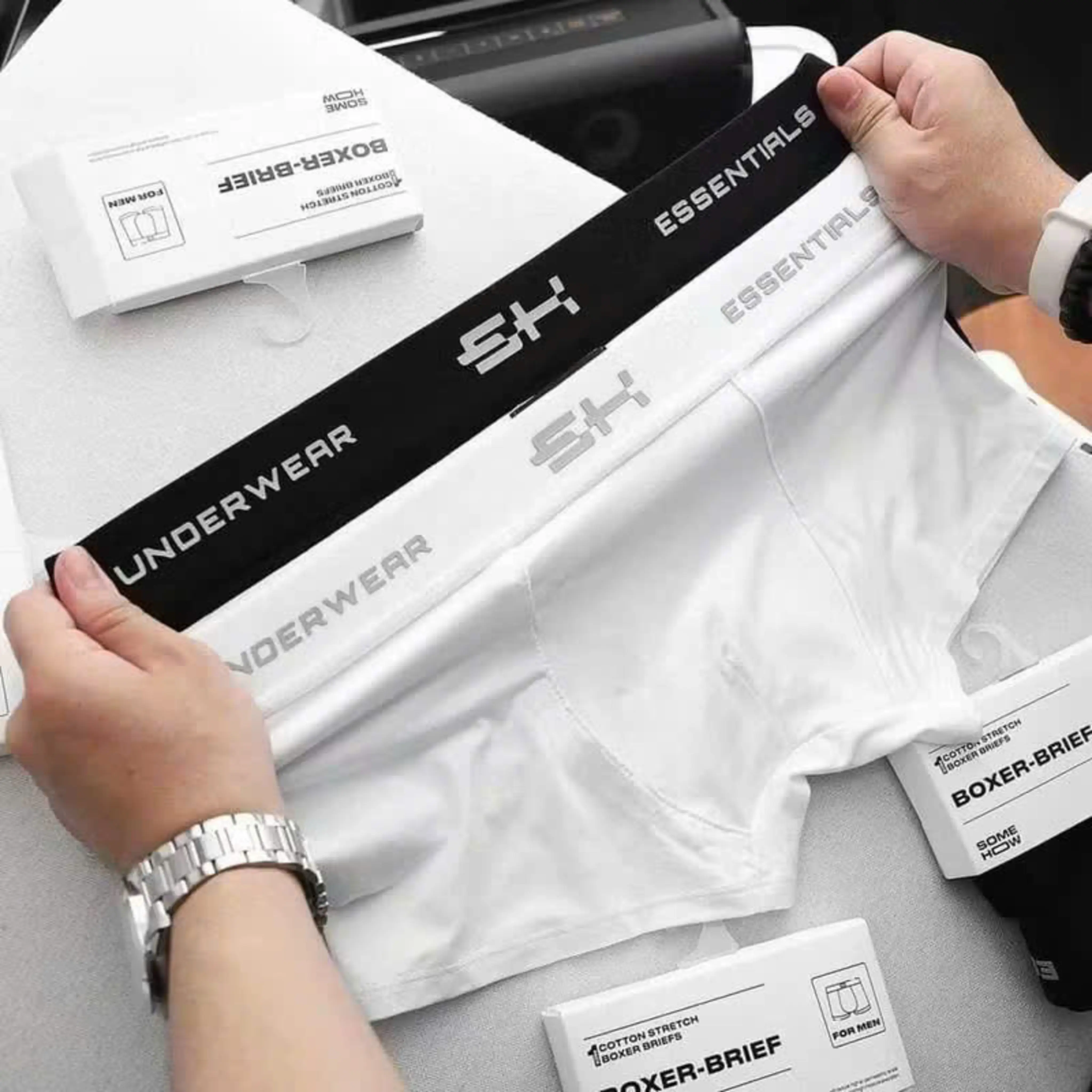 [Combo 5 QUẦN] Quần lót đùi nam SH - Thiết kế thời trang cho mọi dịp - Sport thích hợp tập gym, thể thao - TK05  Sịp  Menswear Boxer