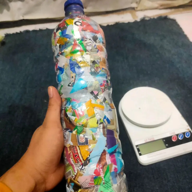 ECOBRICK ECOBRIK 1500 ML BOTOL BESAR AQUA ramah lingkungan Plastik 2