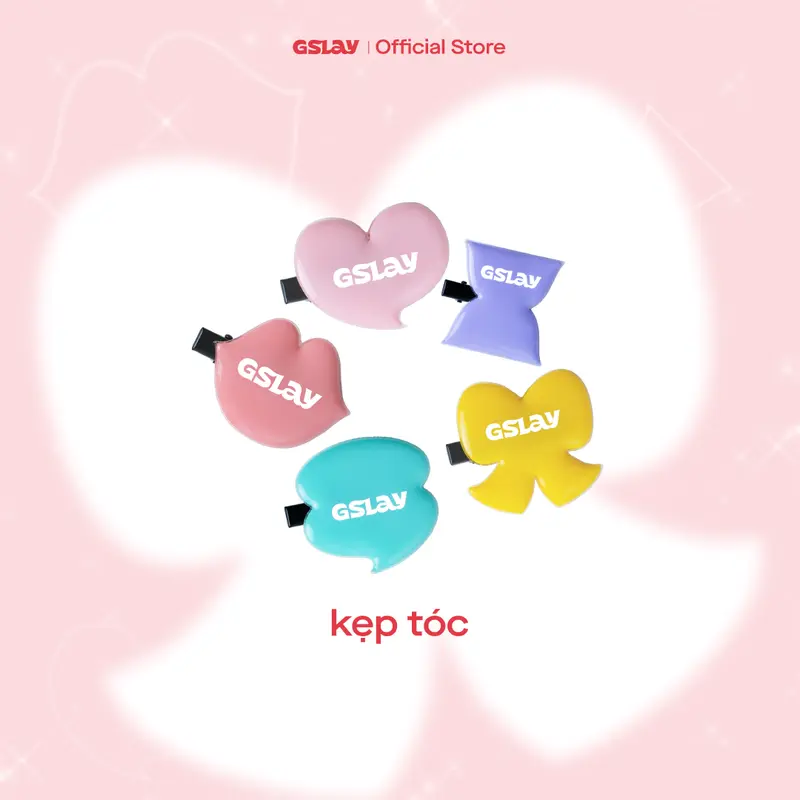 [QUÀ TẶNG-KHÔNG BÁN] Combo 04 quà tặng GSLAY YOSO bao gồm: Kẹp tóc trang điểm Hair Clip, Sticker 3D phồng (Large Size), Sticker 3D phồng (Small Size) và Sticker 2D 5