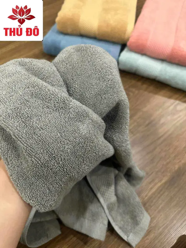 Khăn tắm cỡ đại 70x140cm 100% cotton siêu thấm hút, không sổ lông, không phai màu - Xuất Nhật Nhà Tắm khăn mochi 1