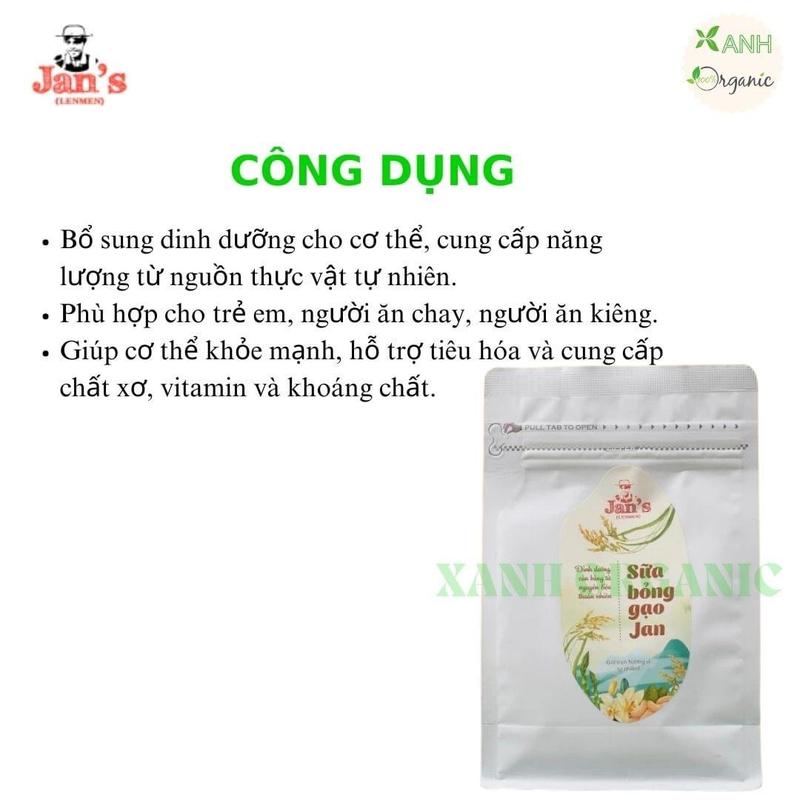 [Jans] Sữa bỏng Gạo Thuần Chay- cho bé ăn dặm và người trưởng thành 3