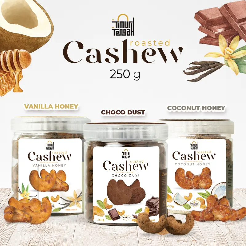 Kacang Mete Timur Tengah 250 gr Varian Rasa Cemilan Sehat