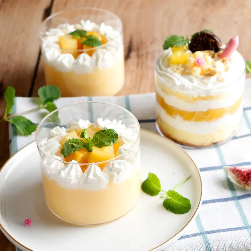 1 Cốc LC 2016 200ml Đựng Bánh Kem Moussu, Tiramisu, Kem tươi 4