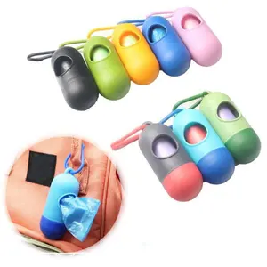 Tempat Kantong Plastik Sampah Mini Dispenser Popok Bayi | Portable Poop Bag Dispenser | Mini Gantungan Kantong Serbaguna | Case Kapsul Dispenser Plastik Kantong Sampah Poop Bag | Refill Kantong Roll Kecil Poop Bag (BIC)