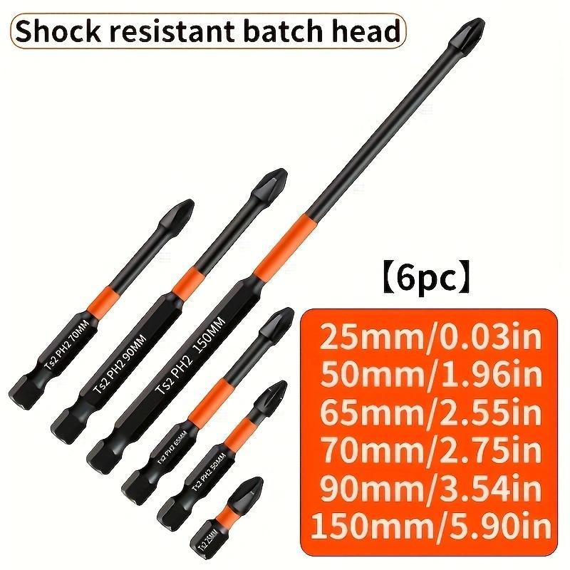 Product Introduction of Durable PH2 Magnetic Screwdriver Bits, Shock Resistance Impact Drill Bit Set, Phillips Screwdriver Hand Tool, Home & Industrial Use, Manual Power Tool Accessories for Engineering Maintenance 1