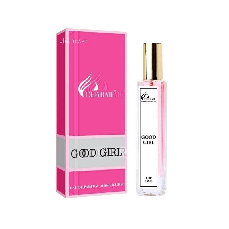 Nuớc hoa nữ charme good girl 10 ml Xịt Thơm ! Mùi ngọt nhe!  Cosmetic Women Perfume Nước Hoa