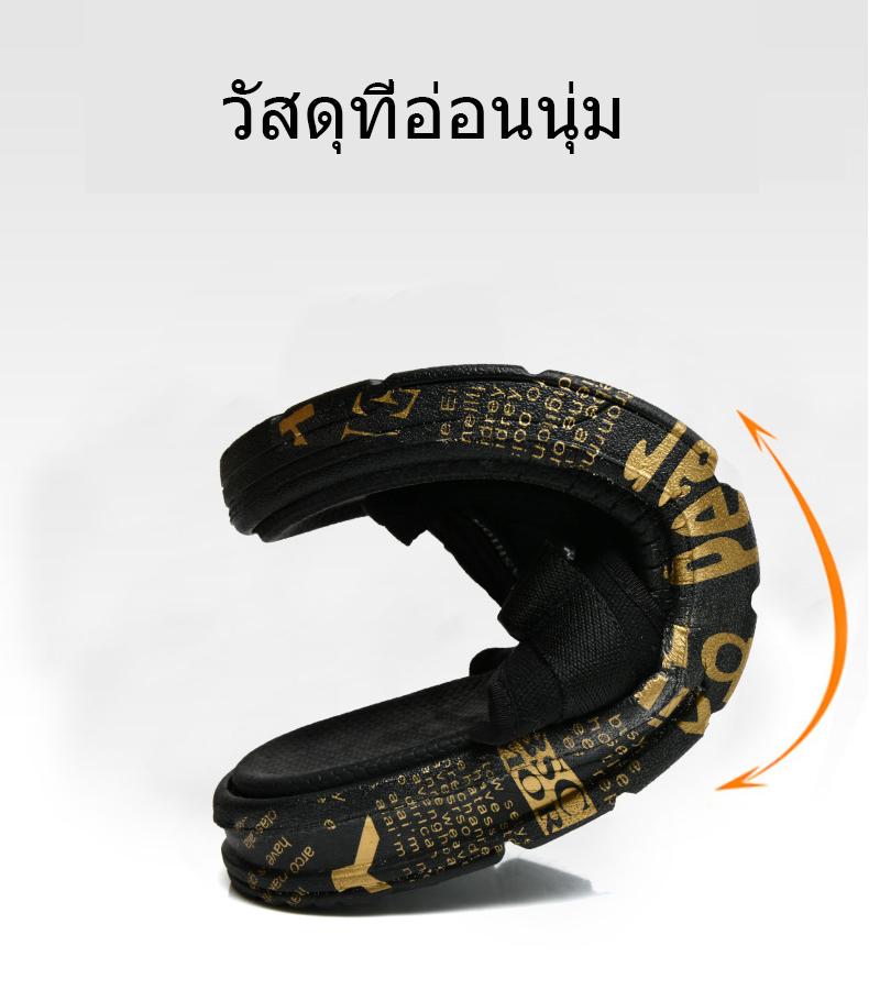 Product Introduction of [Tiktok] รองเท้าแตะลำลองผู้ชายแฟชั่นฤดูร้อนรองเท้าแตะชายหาดรองเท้าแตะผู้ชายที่ทนทานและอ่อนนุ่ม 9