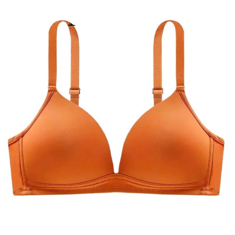 Seamless Bras Women's Underwear Lingerie Fashion Brassiere Candy Colors Adjustable Push-Up Bralette Comfortable Fit