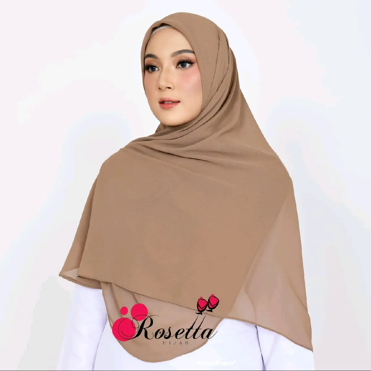 Segiempat Oval 120 x 120 cm Ceruty Babydoll Premium Santai Muslim Square