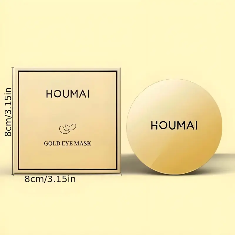 24k Gold Collagen Eye Mask, 60pcs/set Hydrating Eye Gel Patch, Moisturizing Beauty & Personal Eye Care Product 1