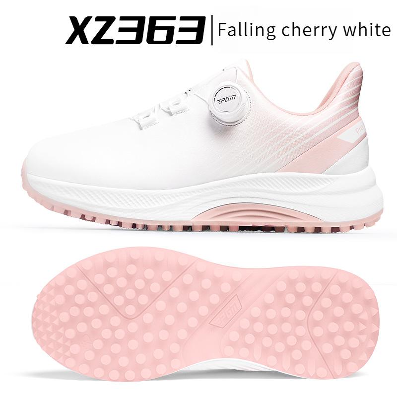 [PGM] Golf Shoe Summer Women's Shoes Waterproof Knob Women's Sports Shoes Non-Slip Shock-Absorbing Lightweight Nail-Free Shoes Xz363 6