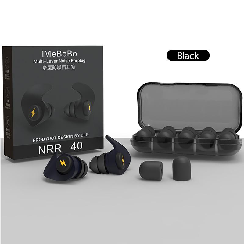 Product Introduction of Silicone Sponge Sleeping Ear Plugs Portable Soundproof Earplugs Soft Foam Anti-noise Earplug Travel Noise Reduction 26