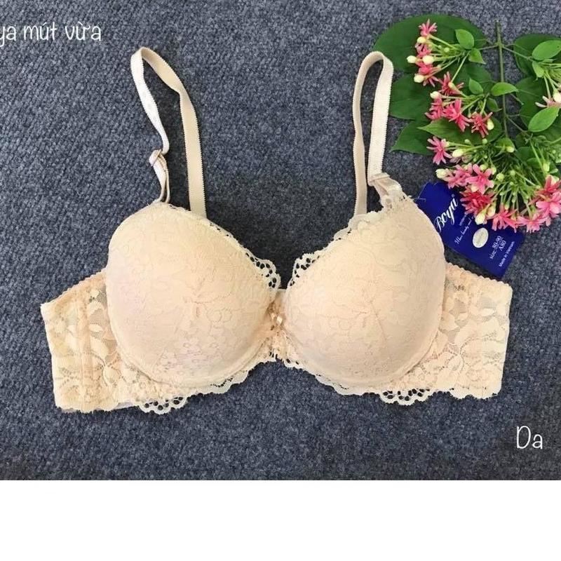 ÁO NGỰC BOYAA REN ĐÊM DÀY VỪA 3P HÀNG XUẤT KHẨU BY024W Bra 5