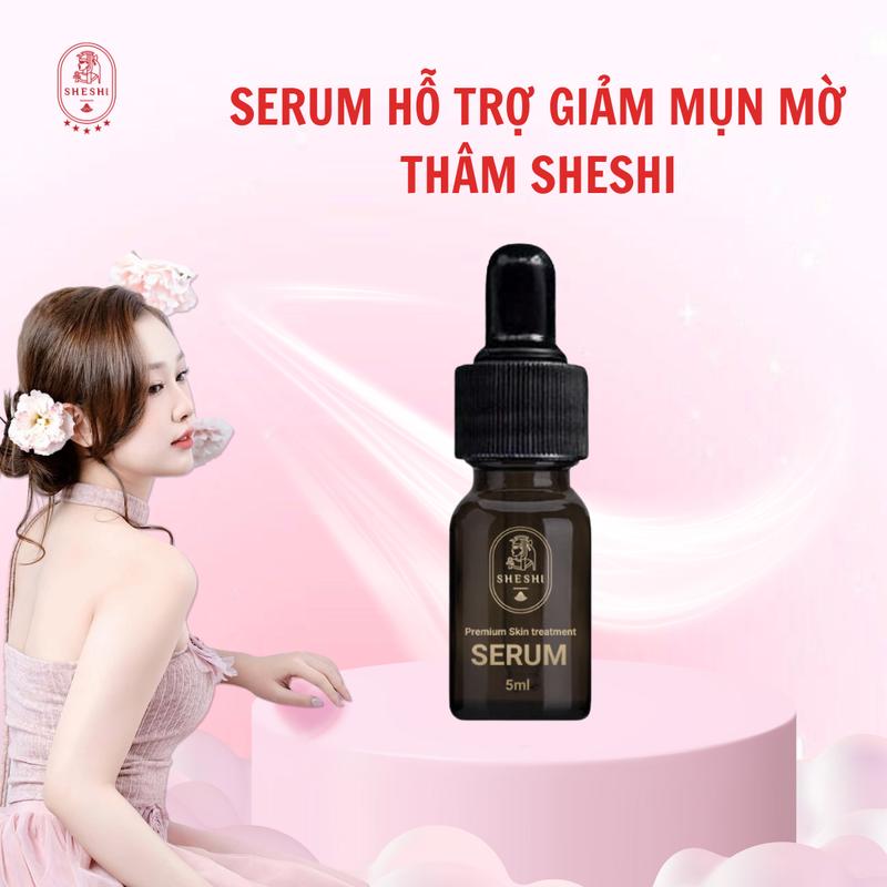 Serum Hỗ Trợ Giảm Mụn Mờ Thâm SHESHI - Serum Sheshi Skincare Chăm Sóc Da - Cleanser Collagen Women Nữ