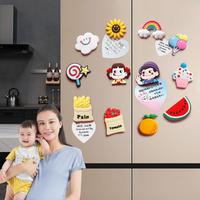 Gambar 【Apligod】Stiker Kulkas Magnet Lucu Kartun Tempelan Tidak Memudar Stiker Magnet Lem Lembut PVC Kreatif - Watermelon dari Apligod Kota Bekasi 1 Tokopedia