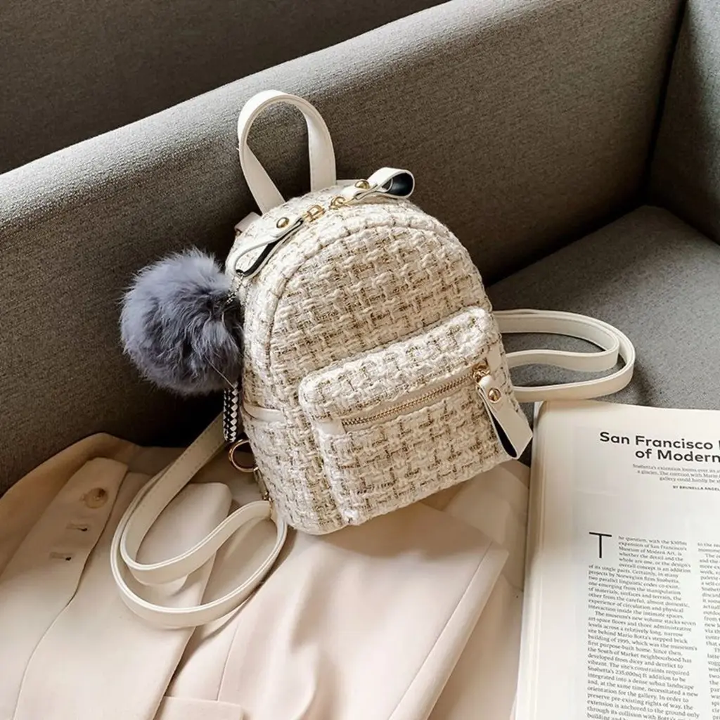 Balo mini nữ nhỏ vải dạ đẹp đi chơi thời trang phong cách hàn quốc M315 Đeo Vai Backpack