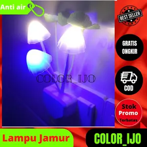 Lampu Tidur LED JAMUR Sensor Cahaya