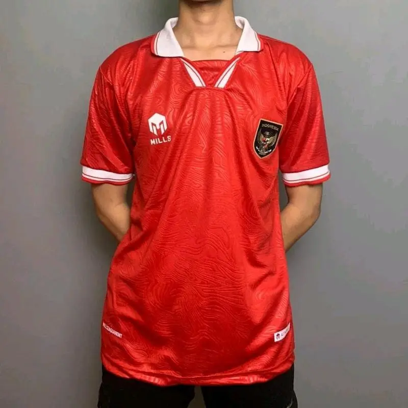 [COD] BAYAR DI TEMPAT] Jersey Timnas Home & Away Jersey Timnas 2023/2024 Jersey Timnas Terbaru Cepat Kering Berpori Nyaman Uniseks Pria Wanita Set Sport