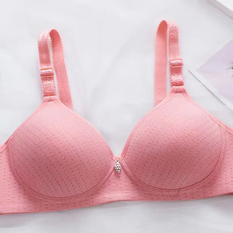 Yooyi Bh Big Size Perempuan Tanpa Kawat Bra Wanita Import Jumbo 36-46 Ukuran Besar Fashion Busa Tipis Sangat Nyaman Sexy Cup 3/4B 025 Dewasa Motif Remaja 5
